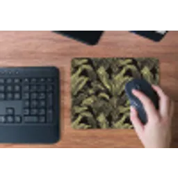 Botanisch - Bladeren - Groen muismat rubber klein 262 -toetsenbord