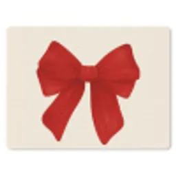 Strik - Symmetrisch - Rood - Lint muismat rubber klein -3d