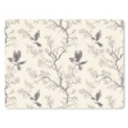 Takken - Vogels - Beige muismat rubber klein 262 -3d