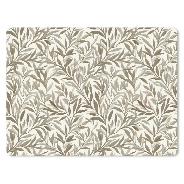 Takken - Botanisch - Taupe muismat rubber klein 262 -3d