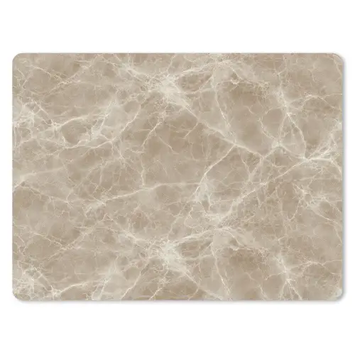 Bruin - Kristaladers - Marmer muismat rubber klein 262 -3d