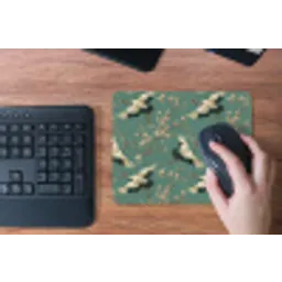 Kersenbloesem - Kraamvogels - Groen muismat rubber klein 262 -toetsenbord