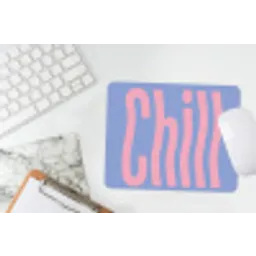 Chill - Roze - Blauw - Golvend muismat rubber klein -witbureau
