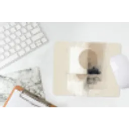 Cirkel - Compositie - Diepte - Beige muismat rubber klein -witbureau