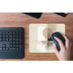 Cirkel - Compositie - Diepte - Beige muismat rubber klein -toetsenbord