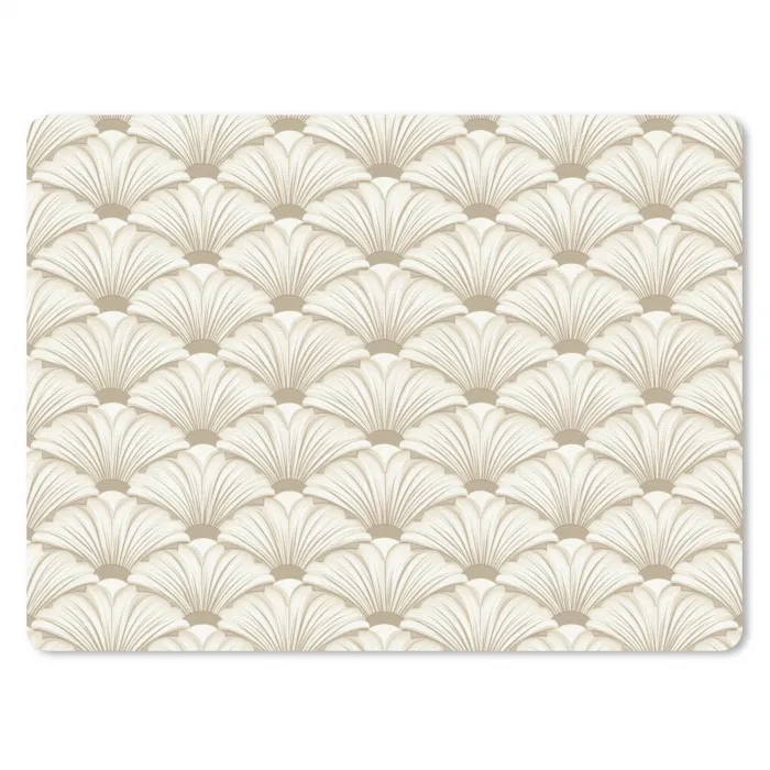 Klassiek - Art - Beige muismat rubber klein 262 -3d