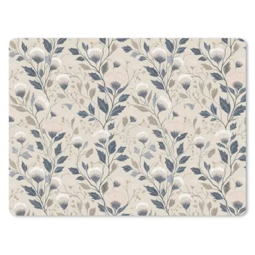 Klassiek - Botanisch - Kleurrijk muismat rubber klein 262 -3d