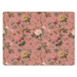 Klassiek - Botanisch - Roze muismat rubber klein 262 -3d