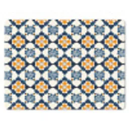 Klassiek - Geometrisch - Blauw muismat rubber klein 262 -3d