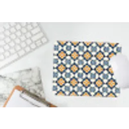 Klassiek - Geometrisch - Blauw muismat rubber klein 262 -witbureau