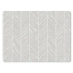 Klassiek - Visgraat - Grijs muismat rubber klein 262 -3d