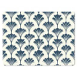 Klassiek - Motief - Blauw muismat rubber klein 262 -3d