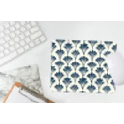 Klassiek - Motief - Blauw muismat rubber klein 262 -witbureau