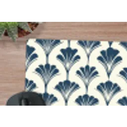 Klassiek - Motief - Blauw muismat rubber klein 262 -closeup