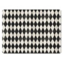 Klassiek - Patroon - Zwart muismat rubber klein 262 -3d