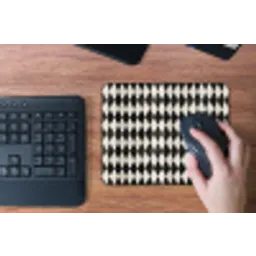 Klassiek - Patroon - Zwart muismat rubber klein 262 -toetsenbord