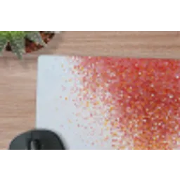 Wolk - Confetti - Boot - Wateroppervlakte muismat rubber klein -closeup