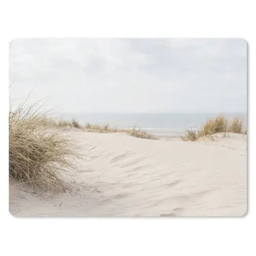 Wolken - Duinlandschap - Zand muismat rubber klein -3d