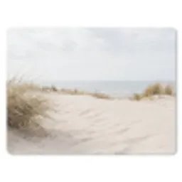 Wolken - Duinlandschap - Zand muismat rubber klein -3d