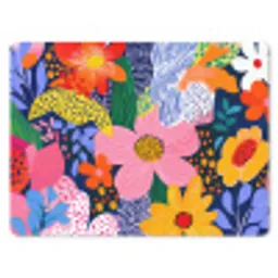 Kleurrijk - Bloemen - Abstract - Stippen muismat rubber klein -3d