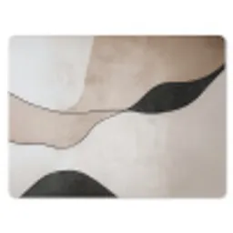 Contourlijnen - Abstracte landschap muismat rubber klein -3d