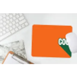 Cool - Oranje - Groen muismat rubber klein -witbureau