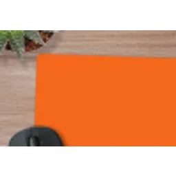 Cool - Oranje - Groen muismat rubber klein -closeup
