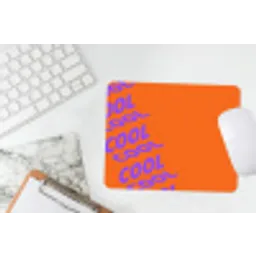 Cool - Paars - Oranje muismat rubber klein -witbureau