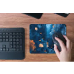 Koraalrif - Vissen - Oceaan - Blauw muismat rubber klein -toetsenbord