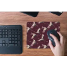 Kraanvogels - Klassiek - Bordeaux muismat rubber klein 262 -toetsenbord