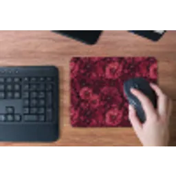 Dahlias - Bloemen - Rood muismat rubber klein 262 -toetsenbord
