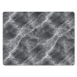 Donkergrijs - Bliksem - Marmer muismat rubber klein 262 -3d