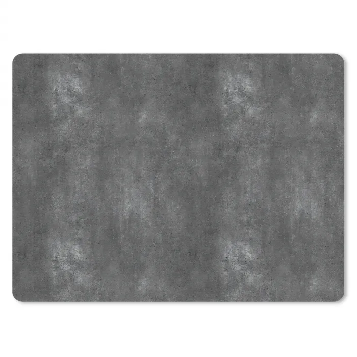 Donkergrijs - Ruw - Beton muismat rubber klein 262 -3d