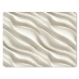 Diagonaal - Golven - Crème muismat rubber klein 262 -3d