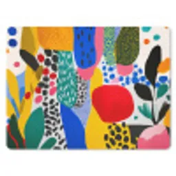 Stippen - Vormen - Modern - Kleuren muismat rubber klein -3d