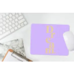 Dream - Paars - Typografisch muismat rubber klein -witbureau