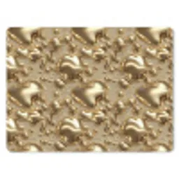 Druppels - Organisch - Goud muismat rubber klein 262 -3d
