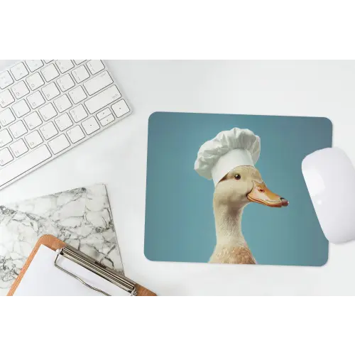 Eend - Koksmuts - Cute - Vogel muismat rubber klein -witbureau