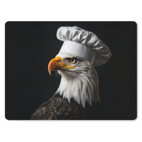 Arend -Amerika - Koksmuts - Vogel - Stoer muismat rubber klein -3d
