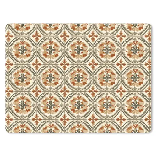 Elegant - Antiek - Kleurrijk muismat rubber klein 262 -3d