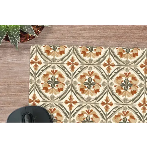 Elegant - Antiek - Kleurrijk muismat rubber klein 262 -closeup