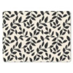 Elegant - Patroon - Zwart - Beige muismat rubber klein 262 -3d