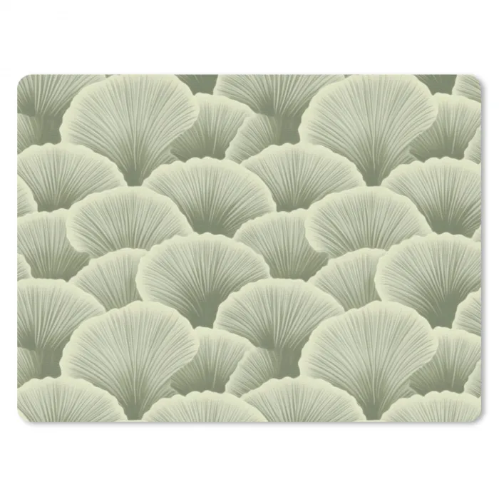 Waaier - Blad - Groen muismat rubber klein 262 -3d