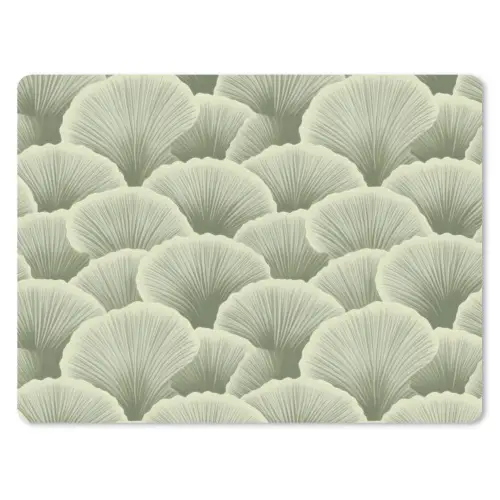 Waaier - Blad - Groen muismat rubber klein 262 -3d