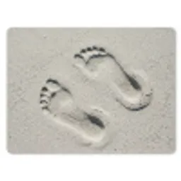 Voeten - Zand - Zee muismat rubber klein -3d