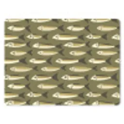 Vis - Patroon - Groen muismat rubber klein 262 -3d