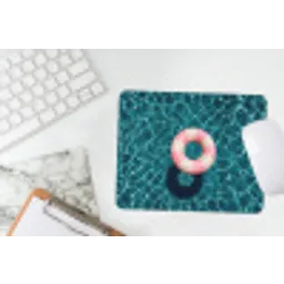 Drijvend - Zwemband - Water muismat rubber klein -witbureau