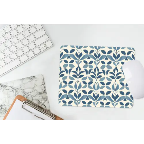 Flora - Modern - Blauw muismat rubber klein 262 -witbureau