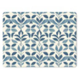 Flora - Modern - Blauw muismat rubber klein 262 -3d