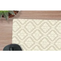 Floraal - Ornament - Beige muismat rubber klein 262 -closeup